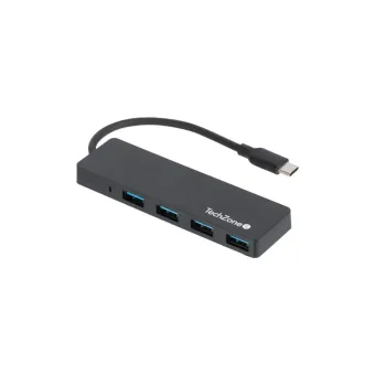 Hub USB TechZone Connect - 4 Puertos USB 3.0 - Modelo TZACHB01