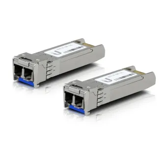 Transceptor Ubiquiti UFiber SFP+ 10G LC Monomodo 1310nm - 10 Km - 2 Piezas - UACC-OM-SM-10G-D-2