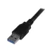 Cable USB 3.0 StarTech.com 1.8m Macho a Macho Negro - USB3SAA6BK