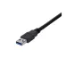 Cable Extensor USB 3.0 StarTech.com 1m Macho a Hembra Negro USB3SEXT1MBK