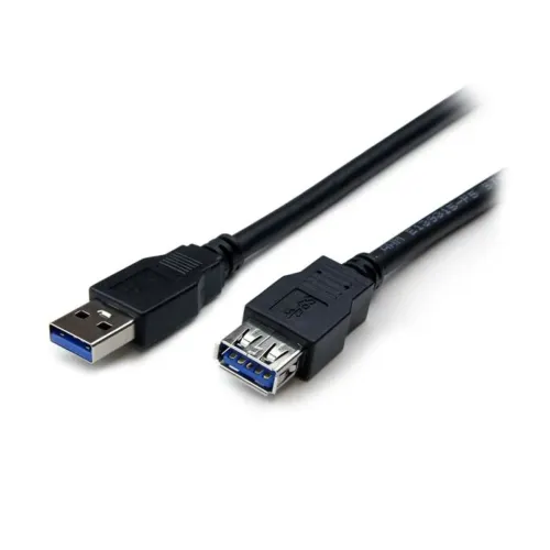 Cable Extensión USB 3.0 StarTech.com 1.8m SuperSpeed Macho a Macho Negro USB3SEXT6BK Cable Extensión USB 3.0 StarTech.com 1.8m SuperSpeed Macho a Macho Negro USB3SEXT6BK