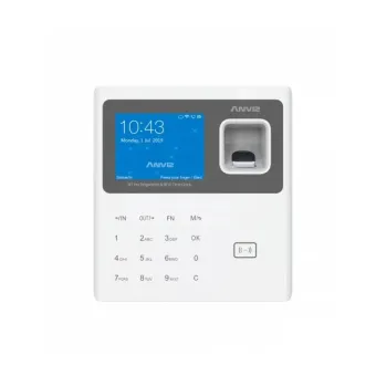 Control de Asistencia Biométrico Anviz W1 Pro - 2.8 pulgadas Pantalla Táctil - Wi-Fi - 3,000 Usuarios - Blanco