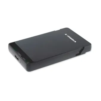 Gabinete X-Media para HDD/SSD 2.5 pulgadas USB 3.0 SATA Negro Modelo XM-EN2279U3