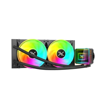 Enfriamiento Líquido STYLOS XZeal XZ-412 con 2 Ventiladores 2300 RPM Negro Modelo XZCO412B