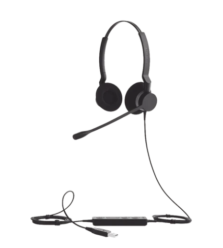 Auriculares Jabra Biz 2300 Duo Conexion USB BIZ 23 BIZ 2300 DUO USB UC