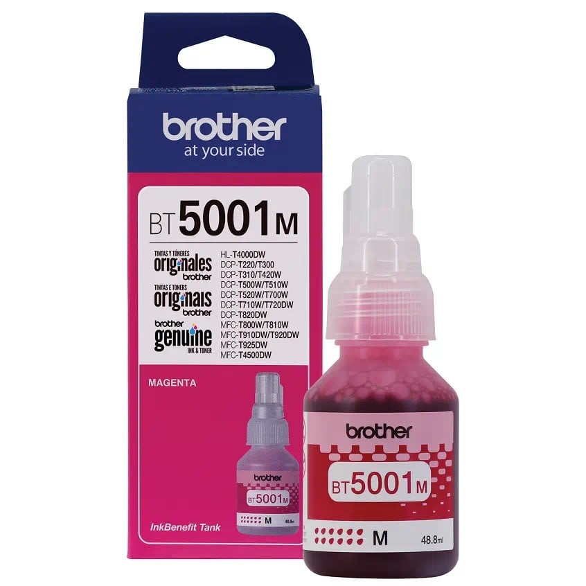 brother botella de tinta brt bt5001m