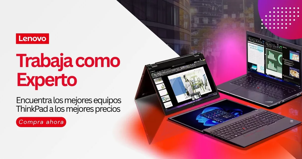 Equipos Lenovo ThinkPad para trabajo experto en DITEN
