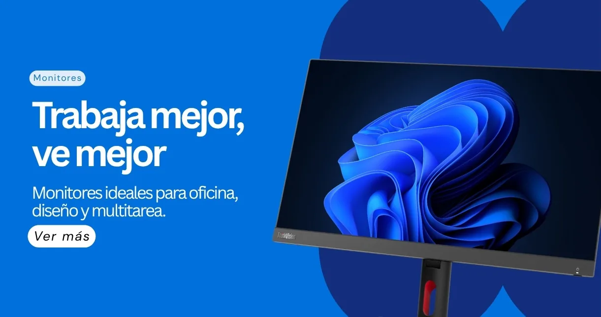 Monitores para oficina diseño y multitarea en DITEN