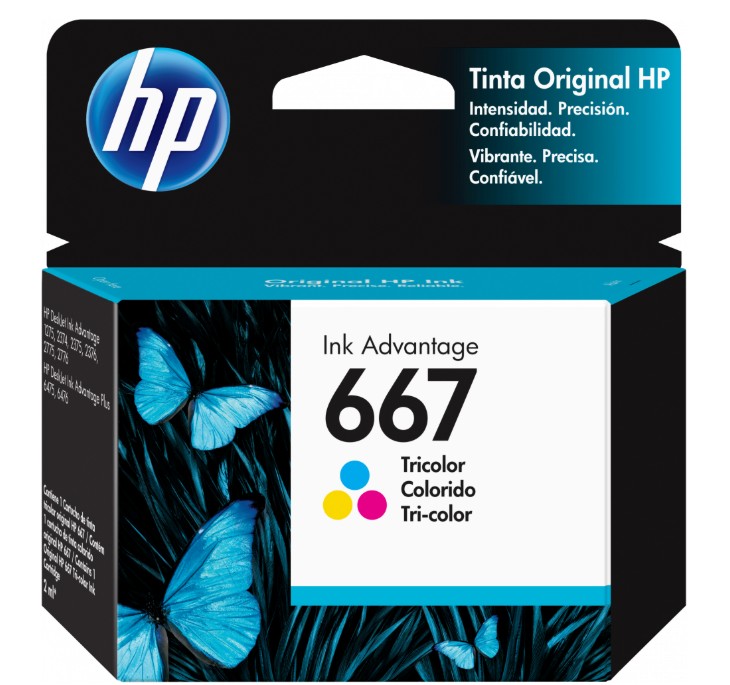hp tinta tricolor para hp 3ym78al