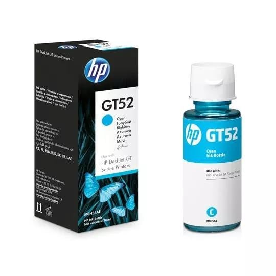 hp tinta cyan gt52 hp m0h54al