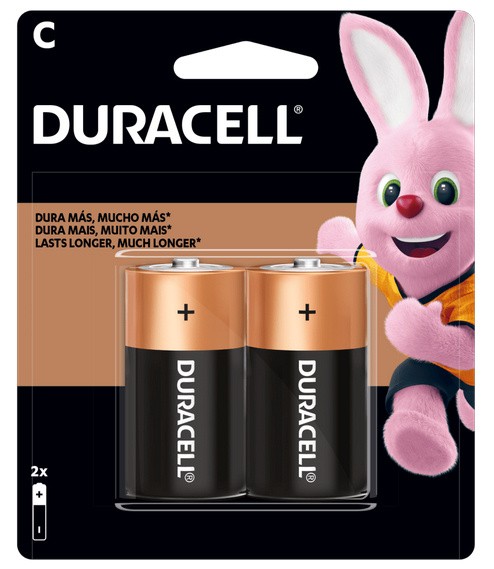pilas duracell piduakc2nac alcalina c 2 piezas