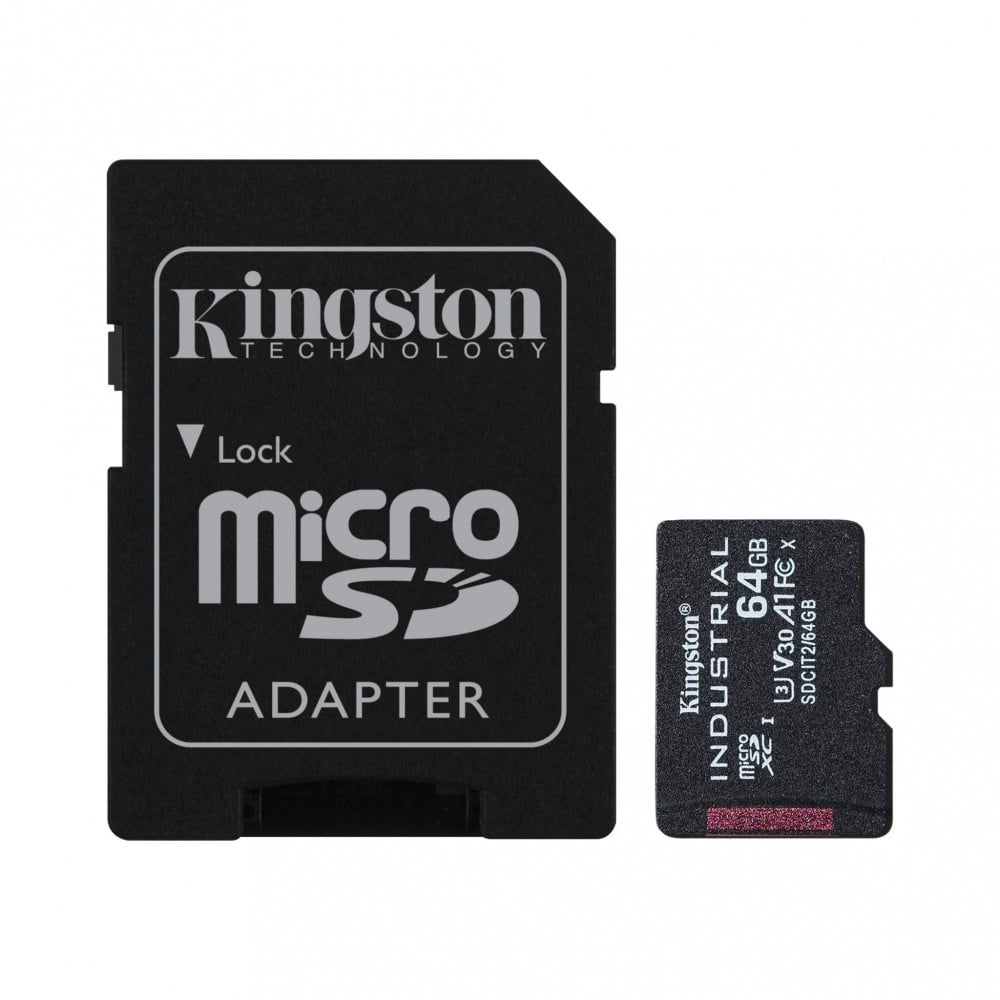 kingston tarjeta microsdhc industrial sdcit2 64gb