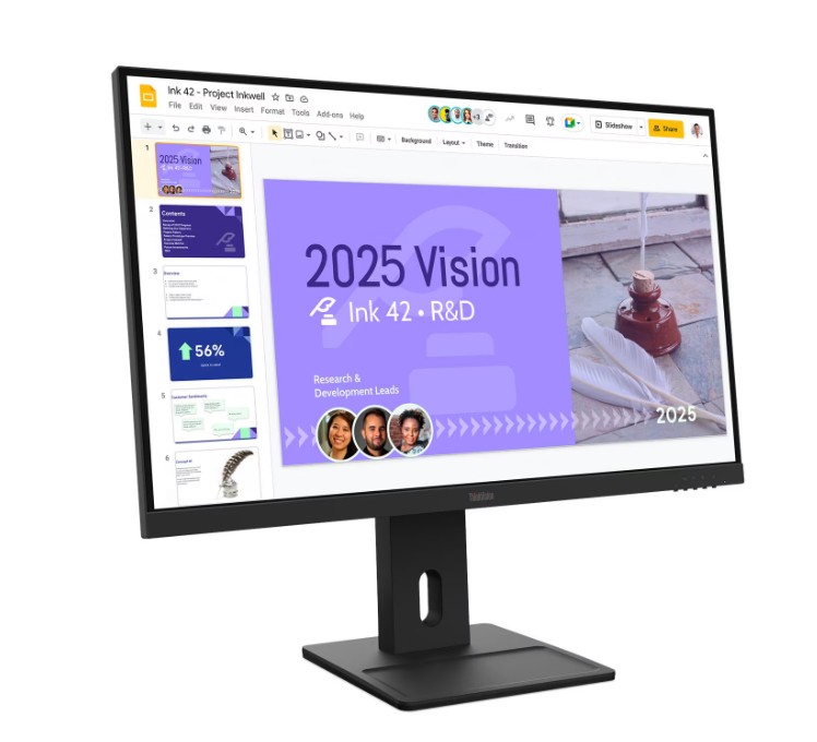 monitor lenovo 64bdgar4la 27 qhd ips 100hz hdmi bocinas