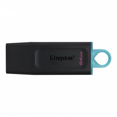 Memoria USB Kingston DataTraveler Exodia 64GB USB 3.2 Gen 1 Negro con Azul - DTX/64GB
