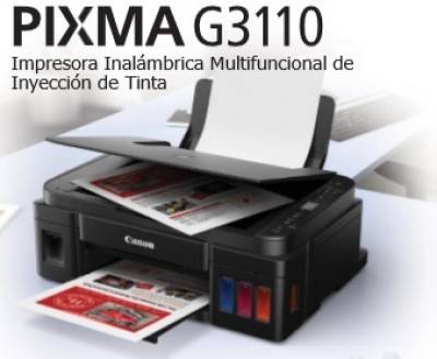 multifuncional de inyeccion de tinta canon pixma g3110 2315c004ab tecnologia tinta continua funciones impresora copiadora escaner velocidad de impres 2315c004ab