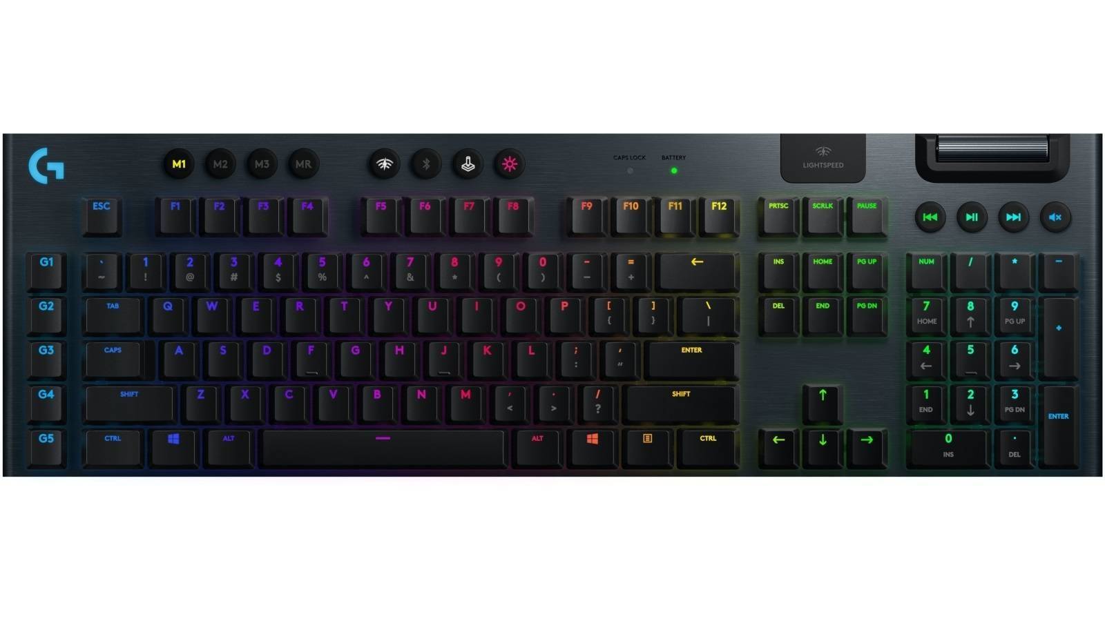 Teclado Gamer Logitech G915 Tkl Inalambrico Bluetooth Rgb Negro 920 009495