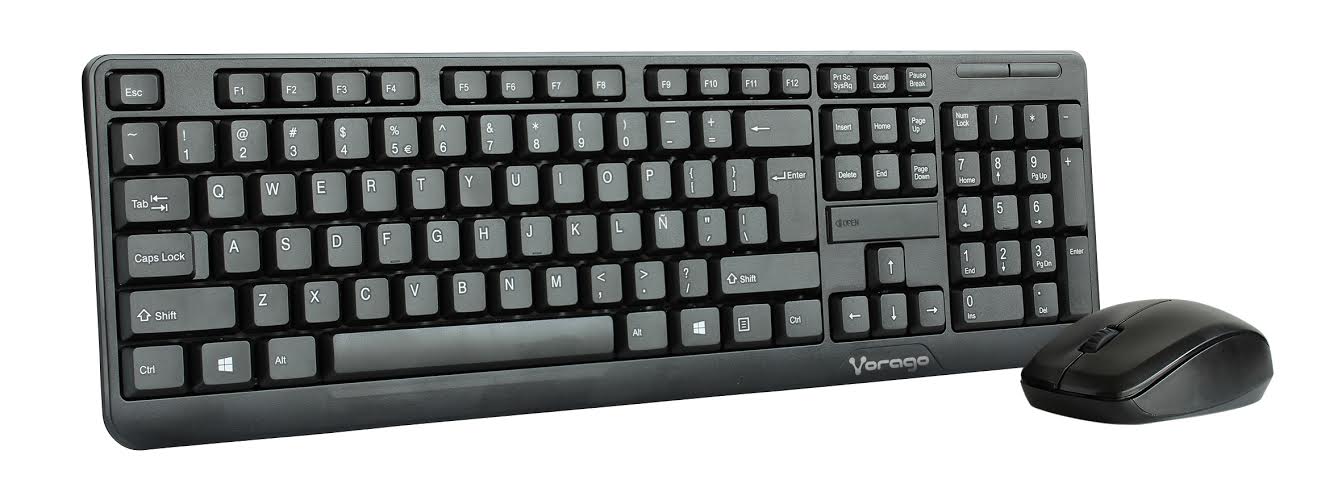 Kit Vorago Teclado Y Mouse Km 302 Inalambrico Negro AC395896 1