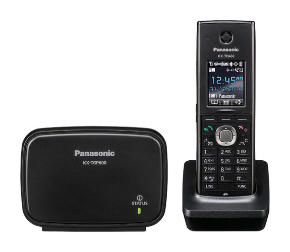 Telefono Panasonic Kx Tgp600 Inalambrico 8 Lineas Rj 45 1 Terminal Negro KX TGP600B