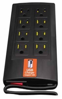 Supresor De Picos Complet 8 Contactos 1X Usb BRC 1 005
