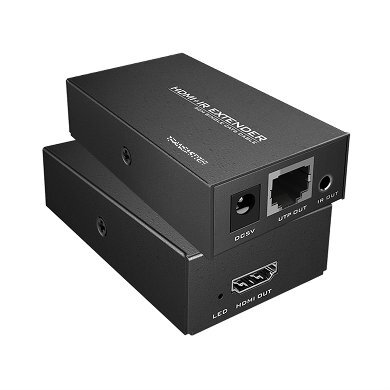 Extensor HDMI BRobotix 651831 RJ 45 Cat5e Hasta 50 Metros Infrarrojo 651831