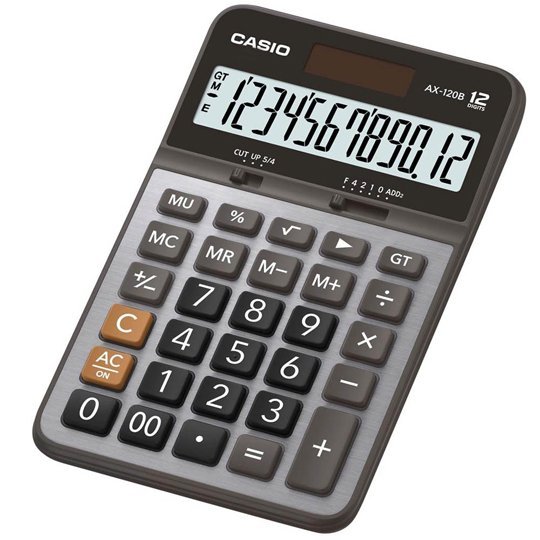 Calculadora de Escritorio Casio AX120B 12 Digitos Standar AX 120B S MC