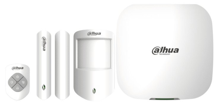 Kit de Alarma Dahua ARC3000H Panel Sensor de Movimiento Sensor Magnetico Control Remoto DHI ART ARC3000H 03 W2