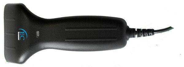 Lector Codigo de Barras CCD EC Line EC CD 8100 Ergonomico PS2 Negro EC CD 8100