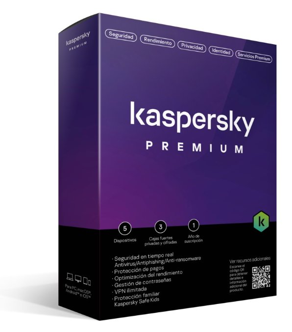Antivirus Kaspersky Premium 5 Dispositivos 1 Ano Caja TMKS 410