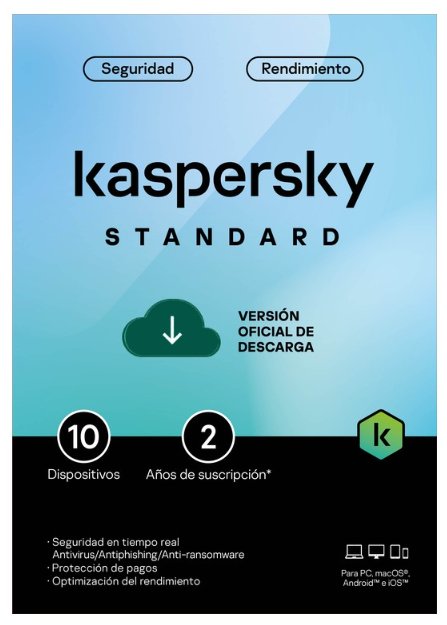 Antivirus Kaspersky Standard 10 Dispositivos 2 Anos TMKS 469