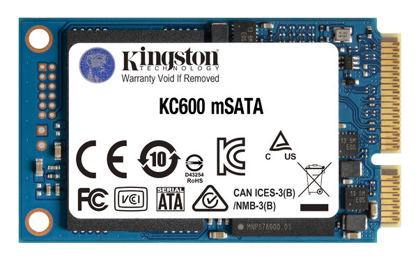 Unidad de Estado Solido Kingston KC600 SSD mSATA 256GB SATA III SKC600MS 256G