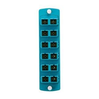 Cassete LEVITON SC 12 Puertos Azul 5F100 2QC