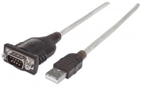 Convertidor Manhattan 151849 Serial DB9M a USB 18 Mts 151849