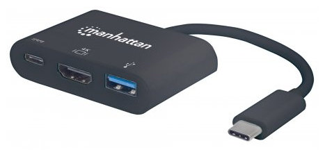 Convertidor USB C a HDMI Manhattan USB 30 USB C Carga 152037
