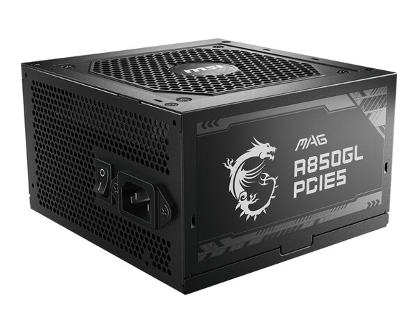 Fuente de Poder MAG A850GL PCIE5 850W ATX 24 Pines SATA MAG A850GL PCIE5