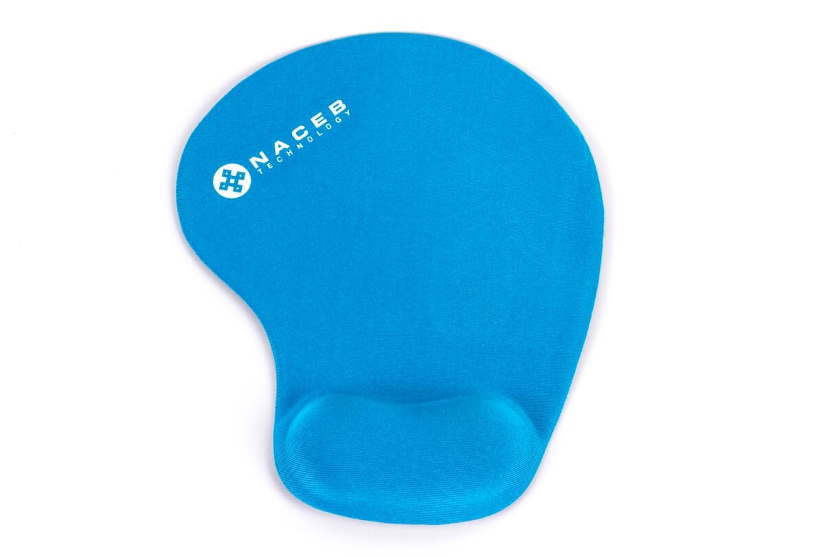 Mouse Pad Naceb NA 549 Gel Azul NA 549AZ