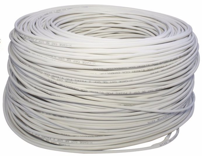 Bobina SAXXON Cat5e 305M Blanco TVD119080