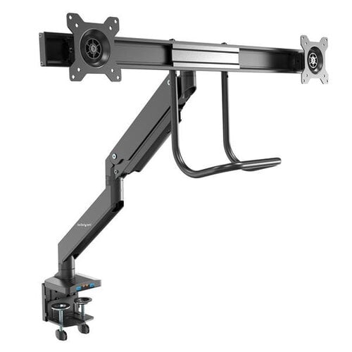 Soporte de Escritorio StarTechcom ARMSLIMDUAL2USB3 17 a 32 Soporta 8kg Para 2 Monitores Ajustable ARMSLIMDUAL2USB3