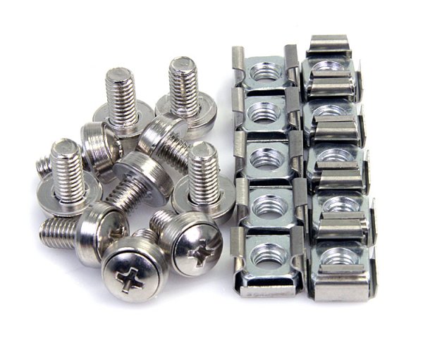 Kit StarTechcom 50 Tornillos y Tuercas Enjauladas M6 CABSCREWM6