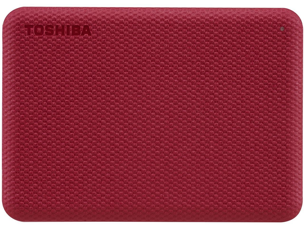 Disco Duro Externo Toshiba Canvio Advance 4TB USB 30 Windows Mac Rojo HDTCA40XR3CA