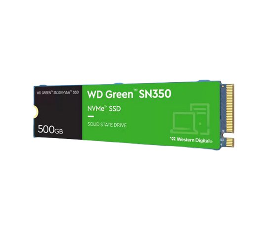 Unidad de Estado Solido Western Digital WD Green SN350 M2 500GB PCI E 30 WDS500G2G0C