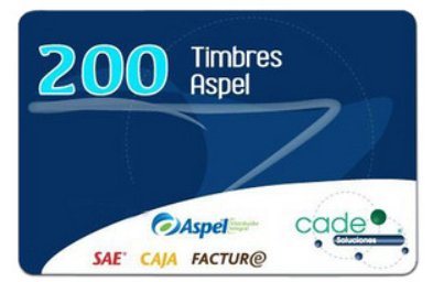 Timbres Aspel 200 Timbres Sellado CFDI Caja FACTE2 FACTE 200