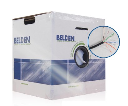 Bobina Belden Cat6 305M 23 AWG Negro 2412 010A1000 2412010A1000