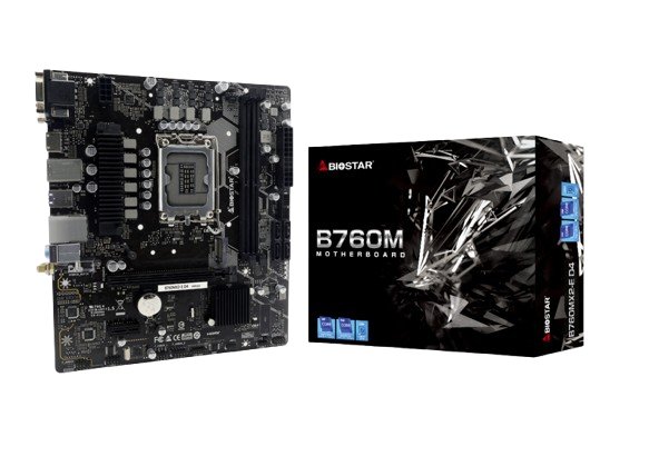 Tarjeta Madre Biostar B760MX2 E D4 Socket 1700 2x B760MX2 ED4