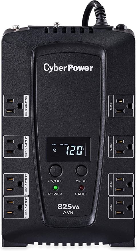 UPS CyberPower CP825AVRLCDA 825VA450W 8 Contactos CP825AVRLCDA