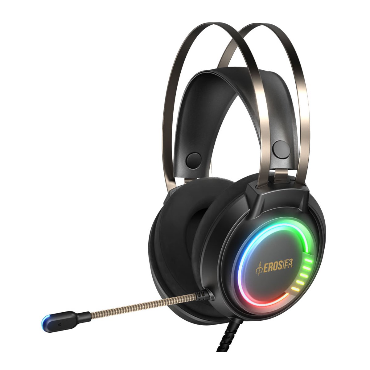 Diadema Gamer Gamdias EROS E3 Alambrico Microfono GD EROSE3