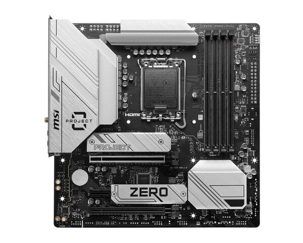 Tarjeta Madre MSI B760M PROJECT ZERO Socket 1700 4 B760MPROJECTZERO