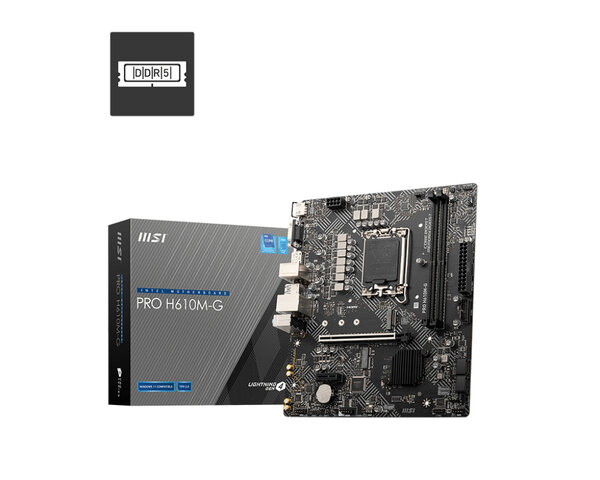 Tarjeta Madre MSI PRO H610M G Socket 1700 2xDDR5 5 PROH610M G
