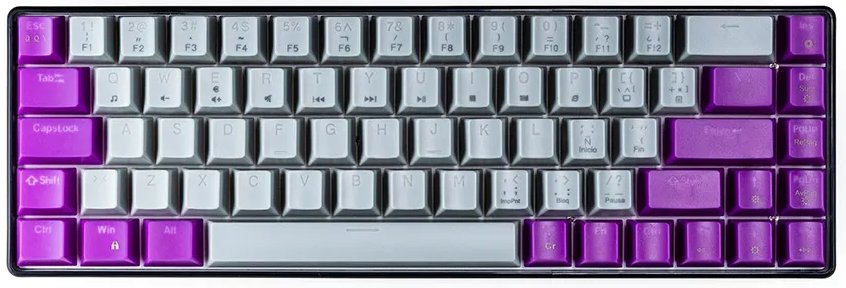Teclado Gamer Naceb NA 0963G Alambrico USB Gris co NA 0963G