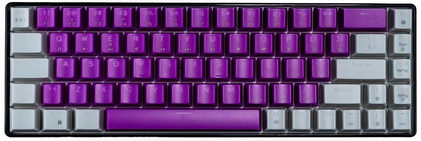 Teclado Gamer Naceb NA 0963M Alambrico USB Morado NA 0963M