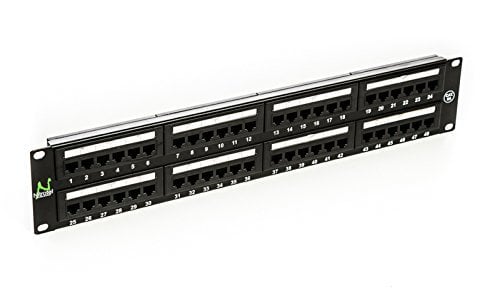 Panel de Parcheo Nitrotel Cat5e 48 puertos NTPP5E4 NTPP5E48U